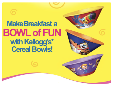 Free Cereal Bowl from WK Kellogg Canada