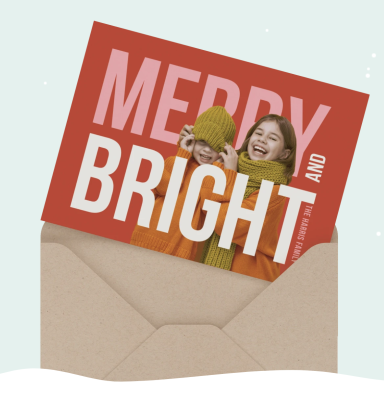 Free Christmas Card from Postable