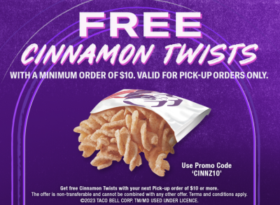 Free Cinnamon Twists