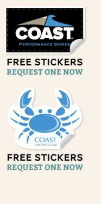 Free Coast Apparel Stickers