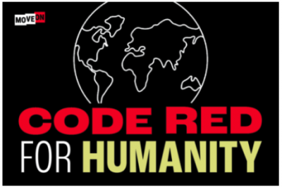 free "Code Red for Humanity" sticker!