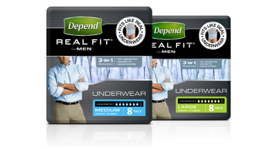 Free Depend Real Fit Sample