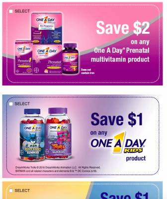 Free Discount Coupons from oneaday