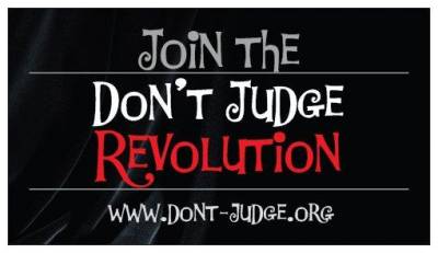 Join: Free Don't Judge The Revolution Magnet