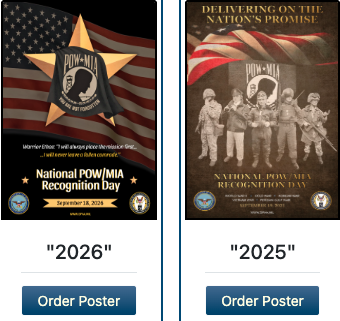 Free DPAA Posters - National POW/MIA Recognition Day