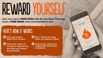 Free Drink at Blaze Pizza