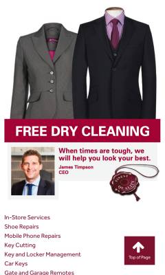 Free Dry Cleaning