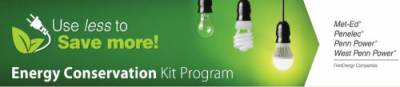 Sign up: Free Energy Conservation Kit Program from FirstEnergy’s Pennsylvania Ut