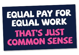 Get your free "Equal Pay" sticker today!
