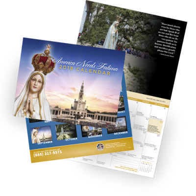 Request Free Fatima 2018 Calendar