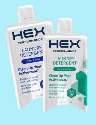 free HEX laundry detergent samples