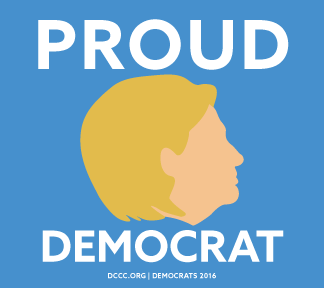 Request Free Hillary Democrat Sticker