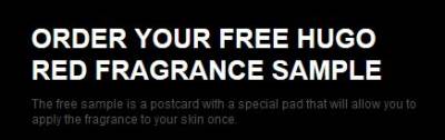 Free Hugo Red Fragrance Sample