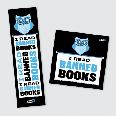 FREE "I Read Banned Books" sticker-and-bookmark bundle