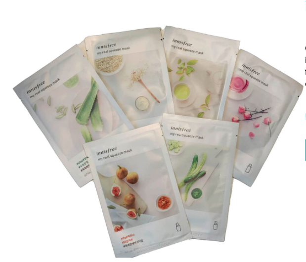 Free innisfree My Real Squeeze Masks (Assorted)