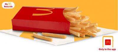 free large Fries at McDonald’s