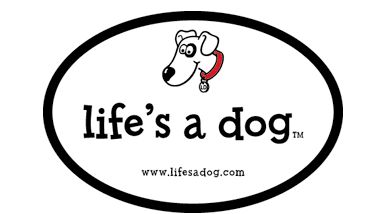 Free Life's A Dog Bumper Sticker