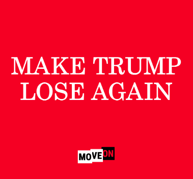 FREE "Make Trump Lose Again" sticker!