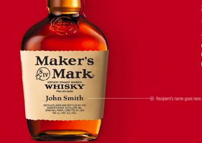 Free Maker’s Mark® Personalized Label