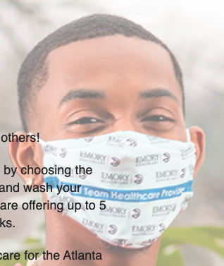 Free Masks from Emory Healthcare