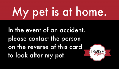 Request Free My Pet is at Home Wallet Card