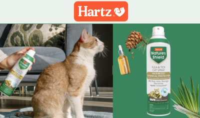 FREE Nature's Shield Flea & Tick Cat Spray