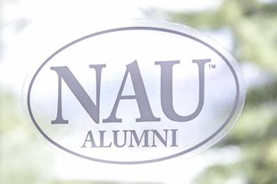 Request Free NAU Alumni Window Cling