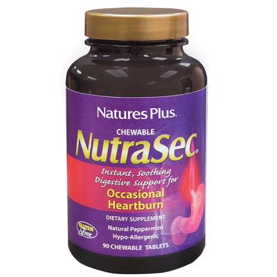 Request Free  NutraSec Heartburn Relief Chewable Tablets Sample