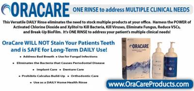 Request Free OraCare Activated Oral Cleanser- Dental Professionals