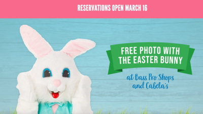 Free Photo with Easter Bunny at Cabela's