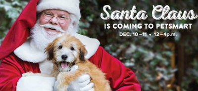 Sign up: Free Photo of Your Pet with Santa at PetsMart