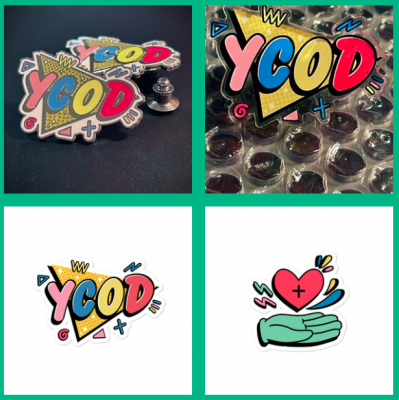 Free Pins from YCOD.org