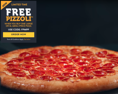 FREE Pizzoli at Marco's Pizza