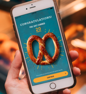 Free Pretzel at Auntie Anne's