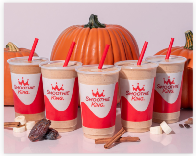 Free Pumpkin Power Meal™ Smoothie at Smoothie King