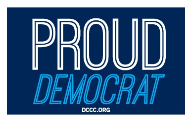FREE "Proud Democrat" sticker