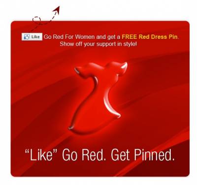 Free Red Dress Pin