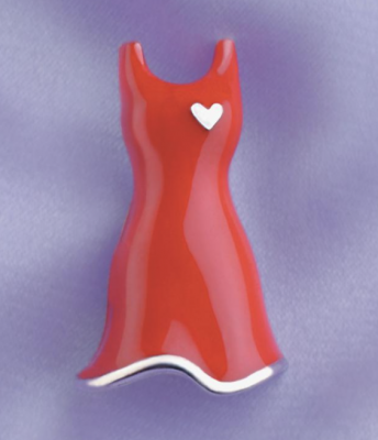 The Red Dress Pin