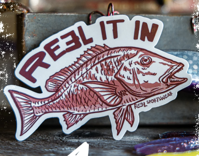 FREE REEL SPORTSWEAR™ STICKERS