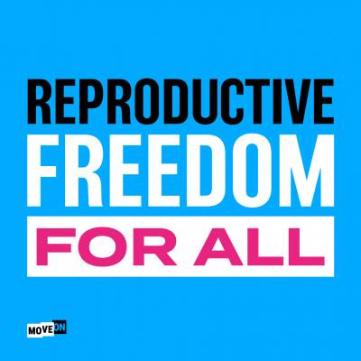 free "Reproductive Freedom for All" sticker!