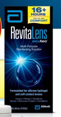 Free RevitaLens Ocutec Multi-Purpose Disinfecting Solution Starter Kit