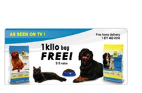 Free Sample 1 Kilo Bag of Pet Food From MultiMenu Canada!