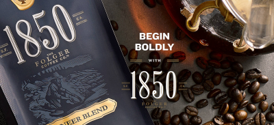 Free sample of 1850™ Brand Coffee