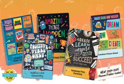 free sample of 2024-25 Student planners.