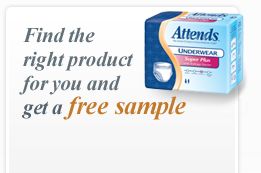 Free Sample Attends Incontinence Care Products