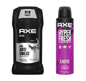 Free Sample of Axe Antiperspirant Stick and Dry Spray