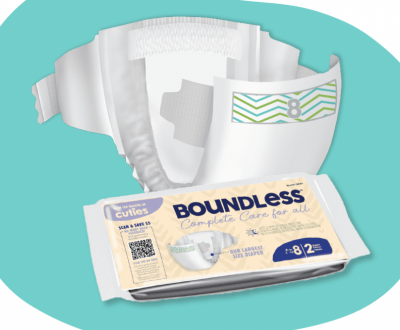 Free Sample of Boundless Size 8 Youth Diaper