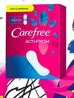 Free Sample of Carefree Acti-Fresh Twist Resist Liner