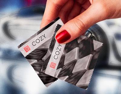 free sample of Cozy Checked Condoms