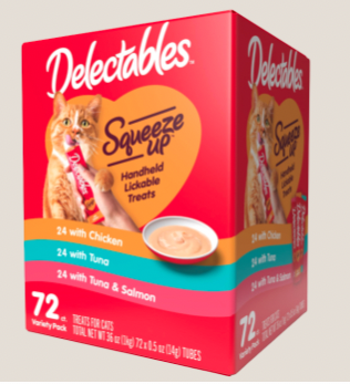 Free Sample of Delectables Squeeze Up Cat Treats